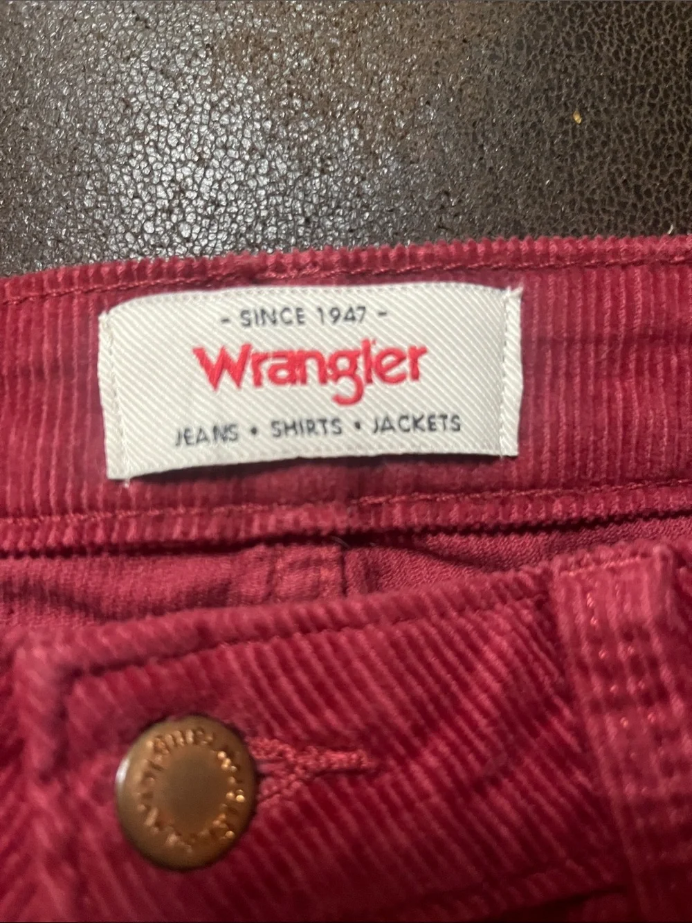 Wrangler Women High Rise Bold Boot Cut Corduroy Pants Fierce Flare Fall Western